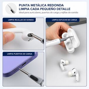 Kit Lapiz Cepillo Limpiador Para Aud&iacute;fonos Celulares