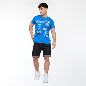 Polera Regular Manga Corta Cuello Redondo Hombre Skuad