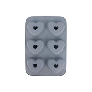 Molde De Silicona 26x18cm Para Hornear Con Figura De Coraz&oacute;n