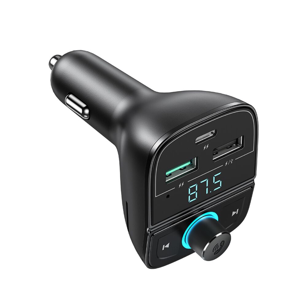 Transmisor De Audio Fm Bluetooth 5.0 Automovil 2usb-a/1usb-c 36a+slot Microsd Ugreen Cd229 image number 2.0