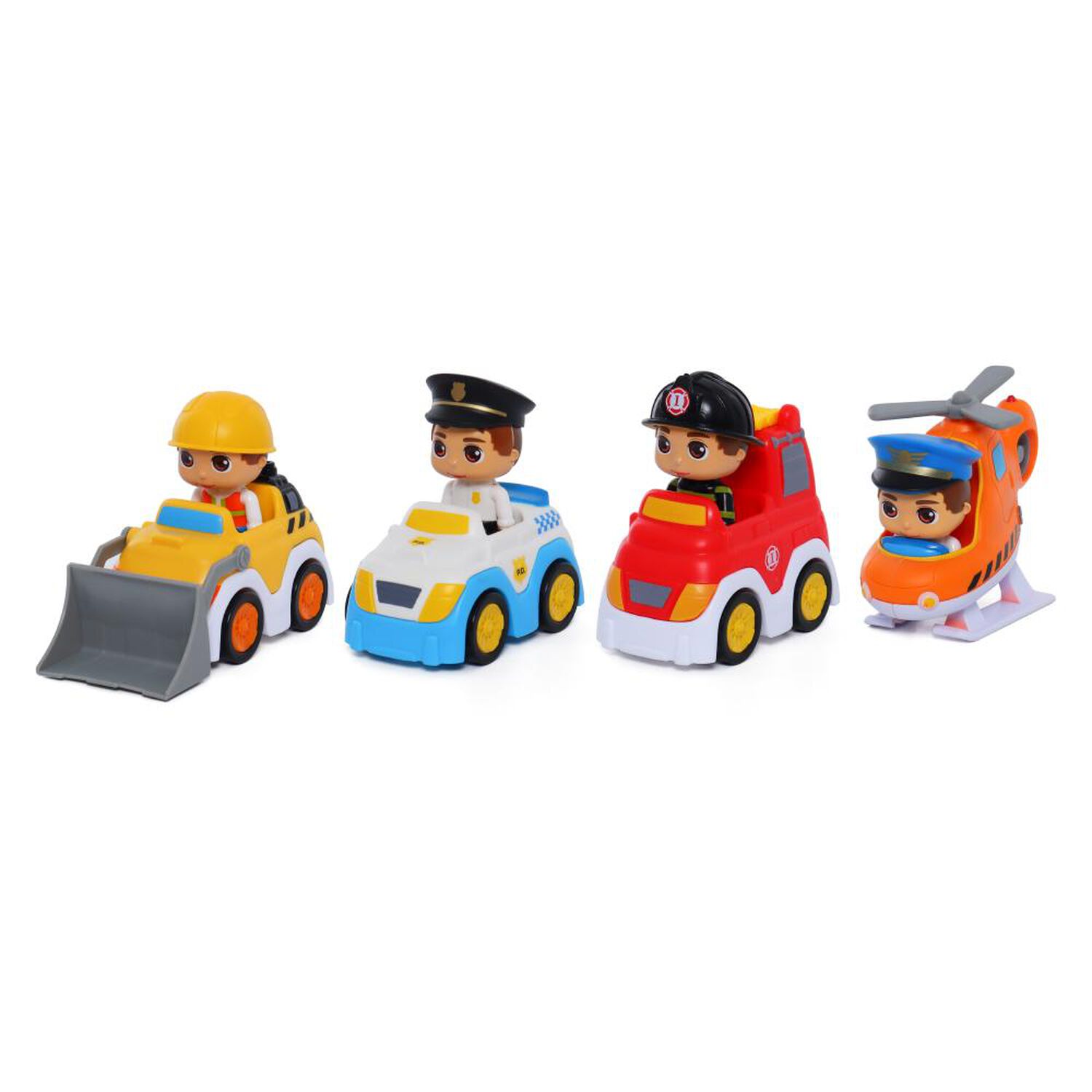 Set De 2 Veh&iacute;culos Urbanos Peque&ntilde;os Y 2 Figuras (2 Surtidos) Happyline image number 3.0