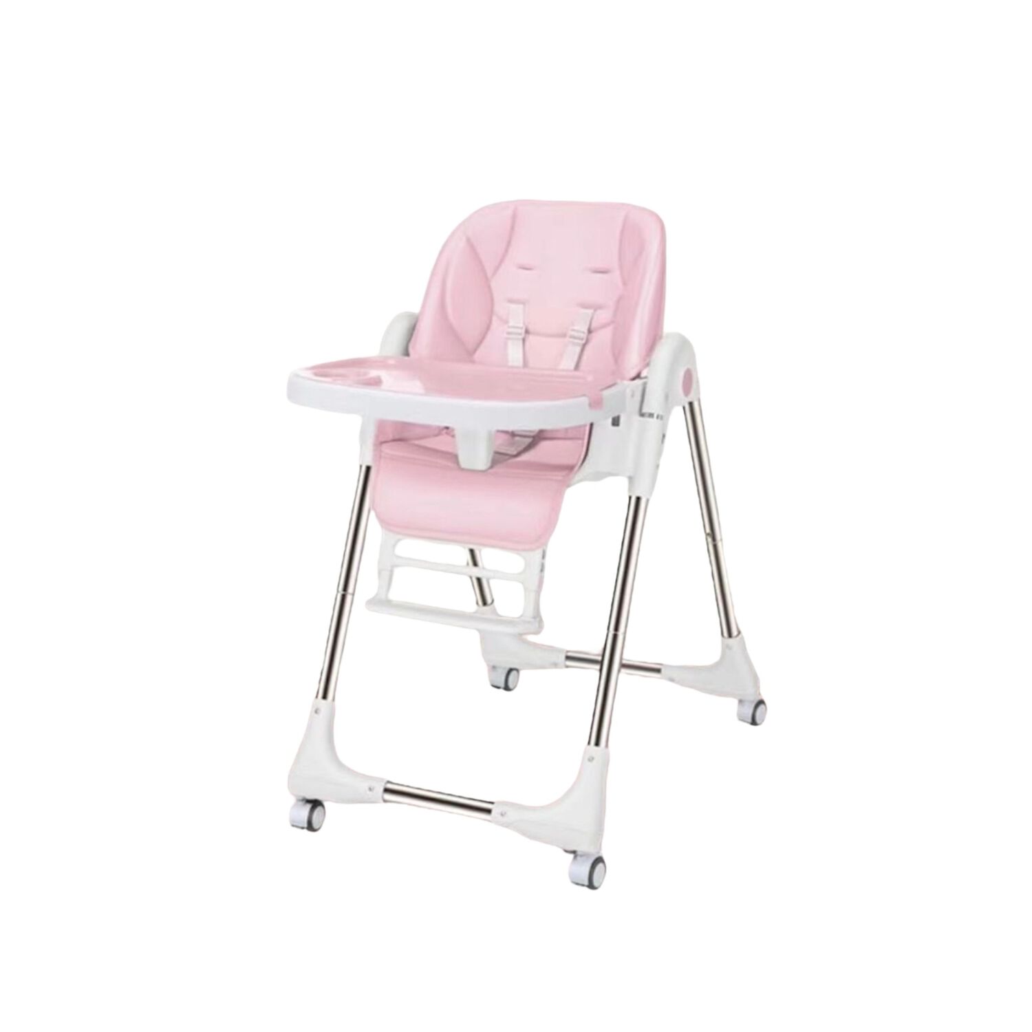 Silla De Comer Multiposiciones Plegable Rosada Lubabycas image number 8.0