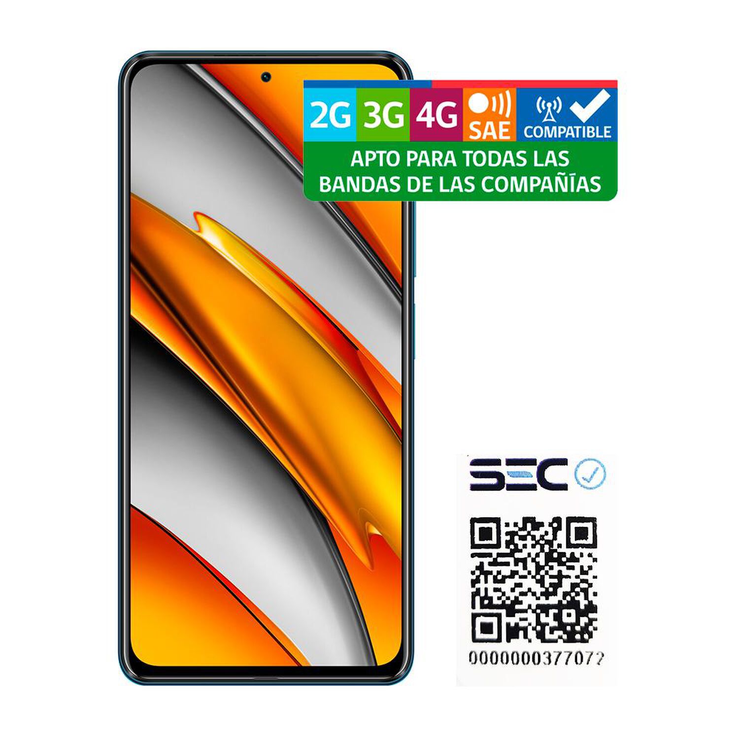 Smartphone Xiaomi Poco F3 Azul / 128 Gb / Liberado image number 9.0