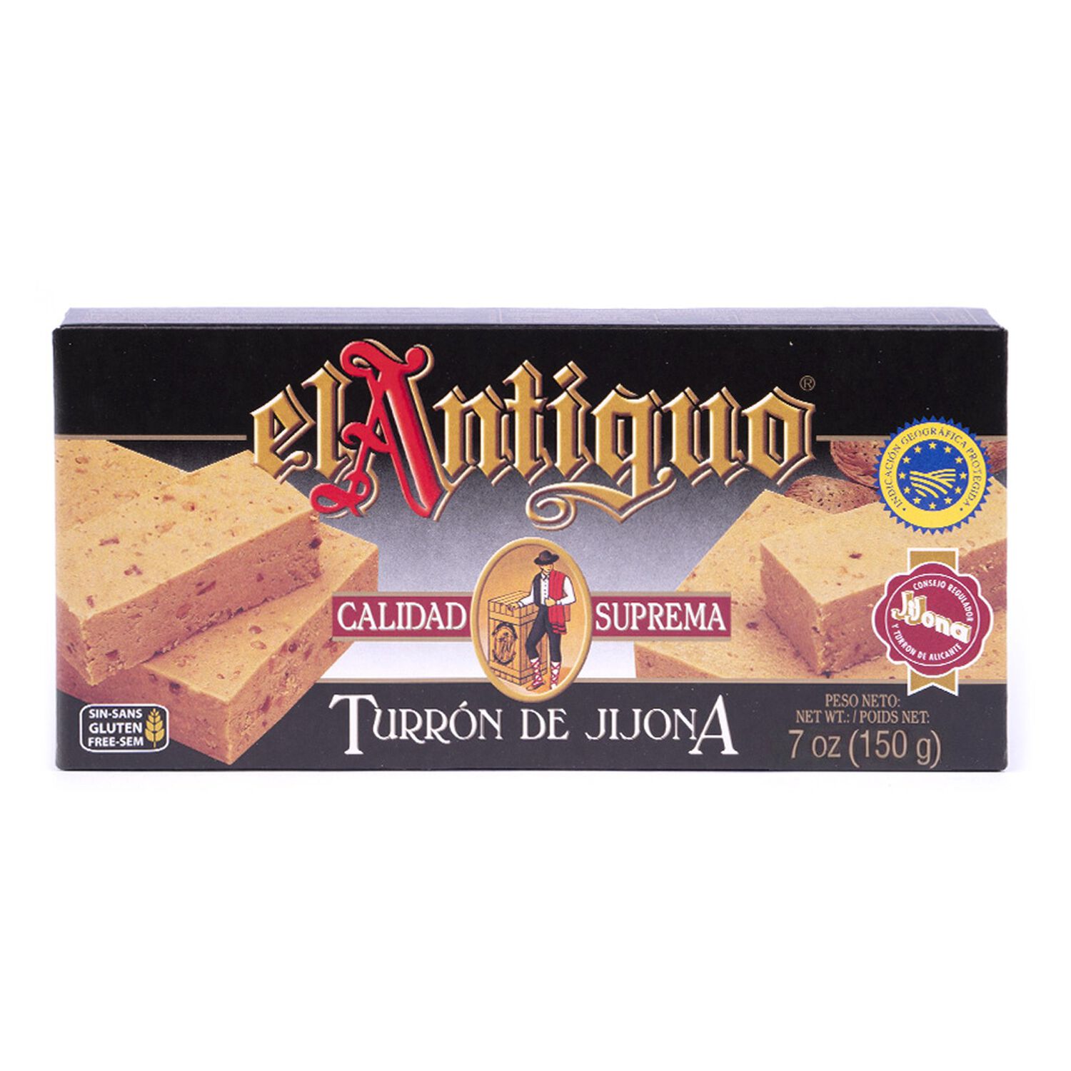 Turr&oacute;n De Jijona El Antiguo 1 X 150 Gr image number 0.0