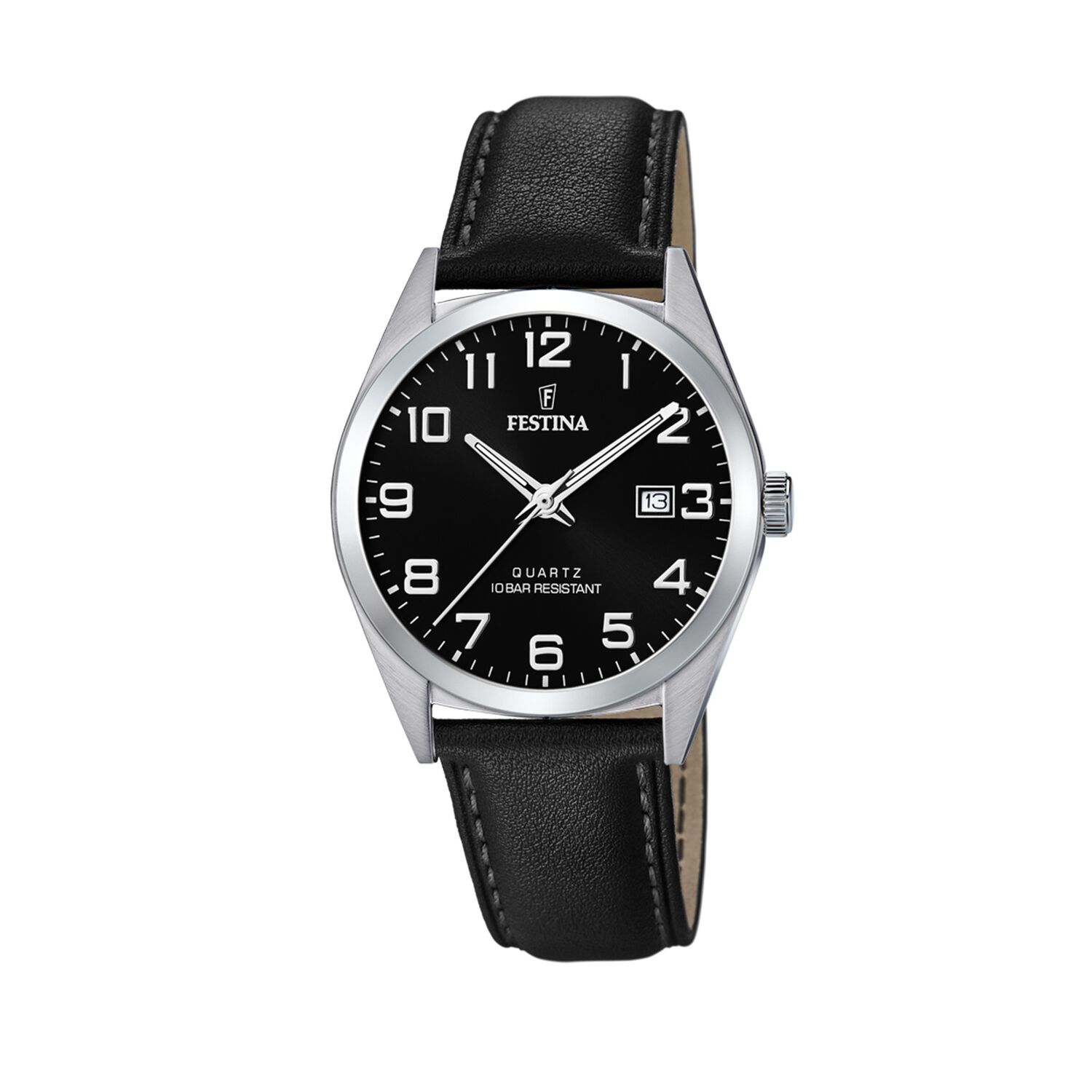 Reloj F20446/3 Festina Negro Hombre Acero Cl&aacute;sico image number 0.0