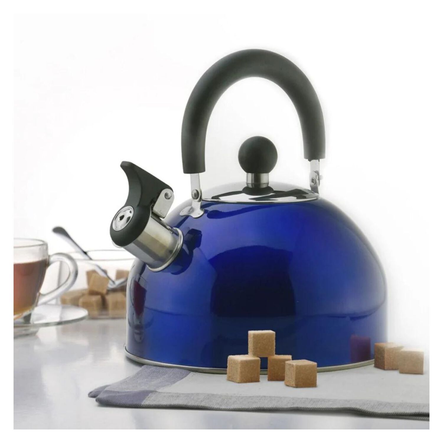 Tetera Sicilia 2500 Ml Acero Inoxidable 25s Wens Cocina Azul image number 2.0