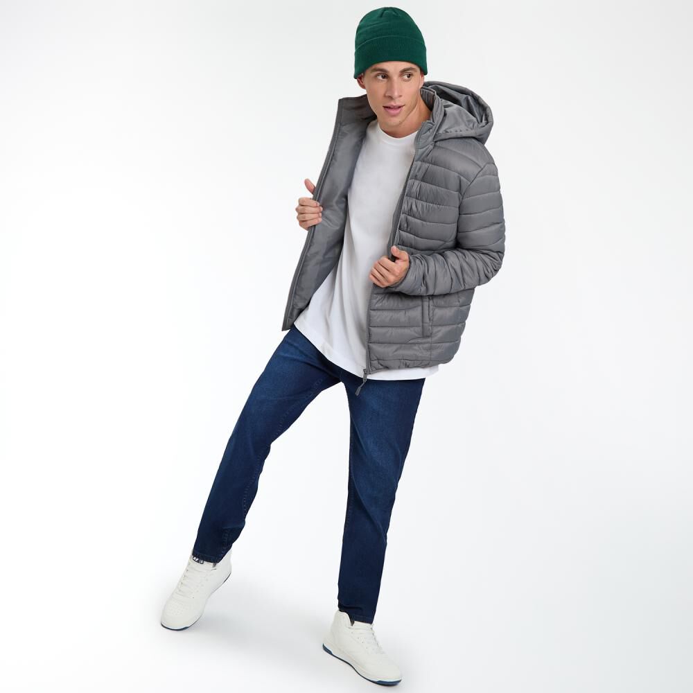 Parka Slim Cuello Alto Con Capucha Hombre Skuad image number 1.0