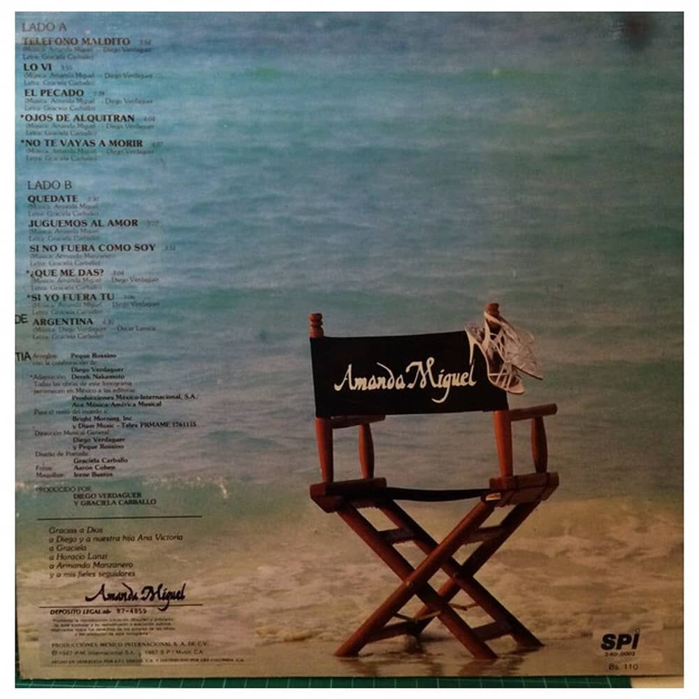 Amanda Miguel - En El Mar | Vinilo Usado image number 1.0