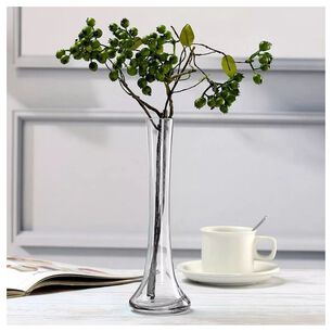 Florero Jirafa Alargado De 60cm Vidrio Tansparente Decoracion