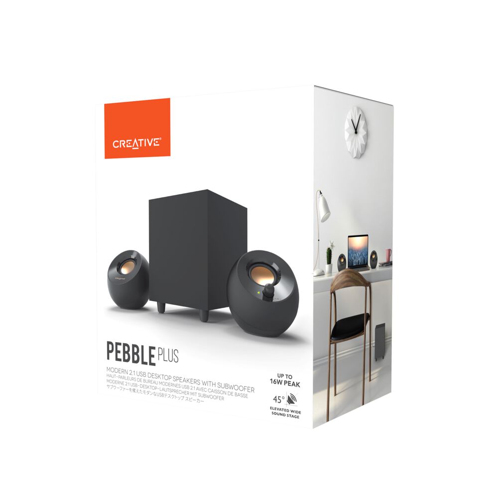 Parlante Creative Pebble Plus Con Subwoofer image number 1.0