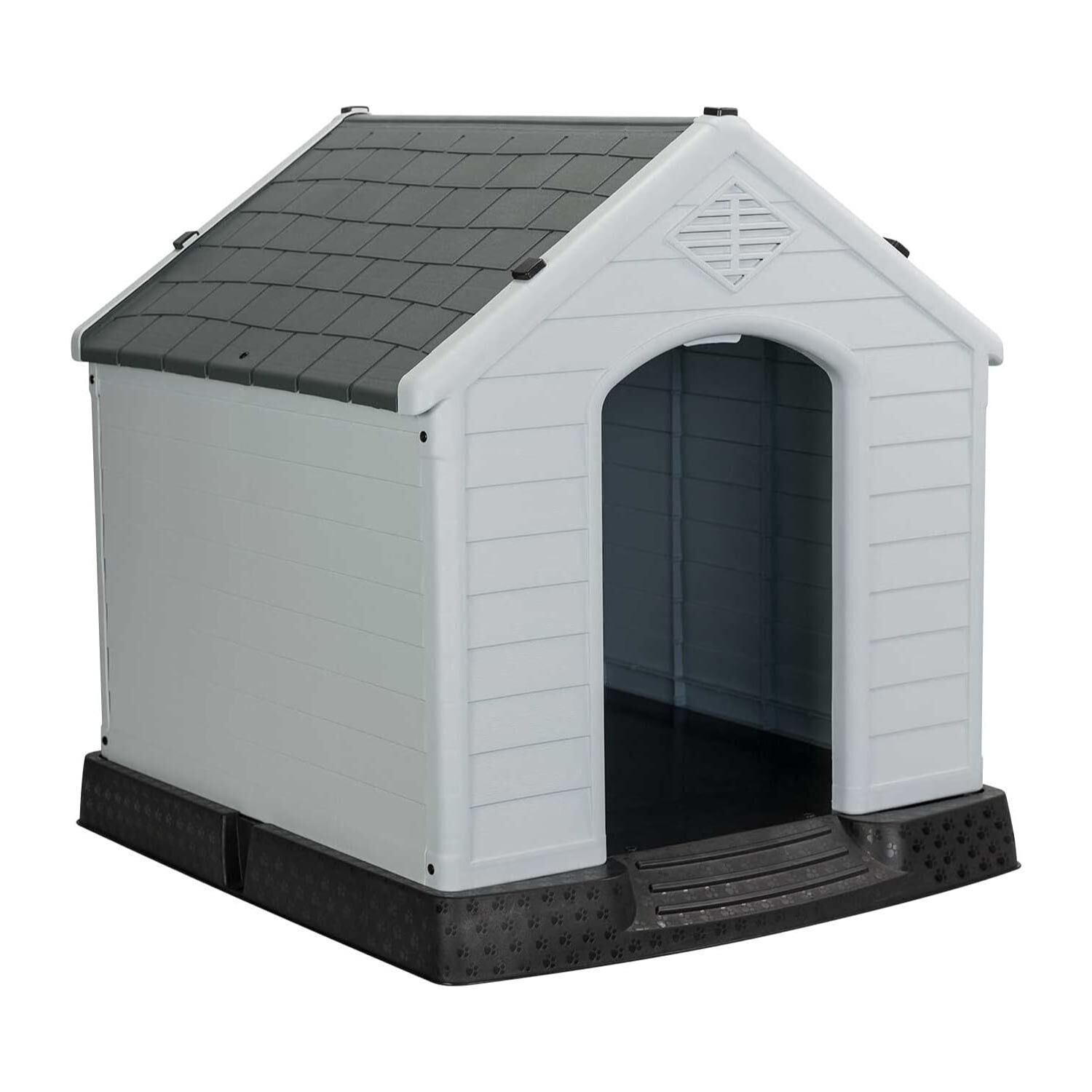 Casa Para Mascotas Perros Peque&ntilde;a Pvc 72x14x67cm Gris image number 0.0
