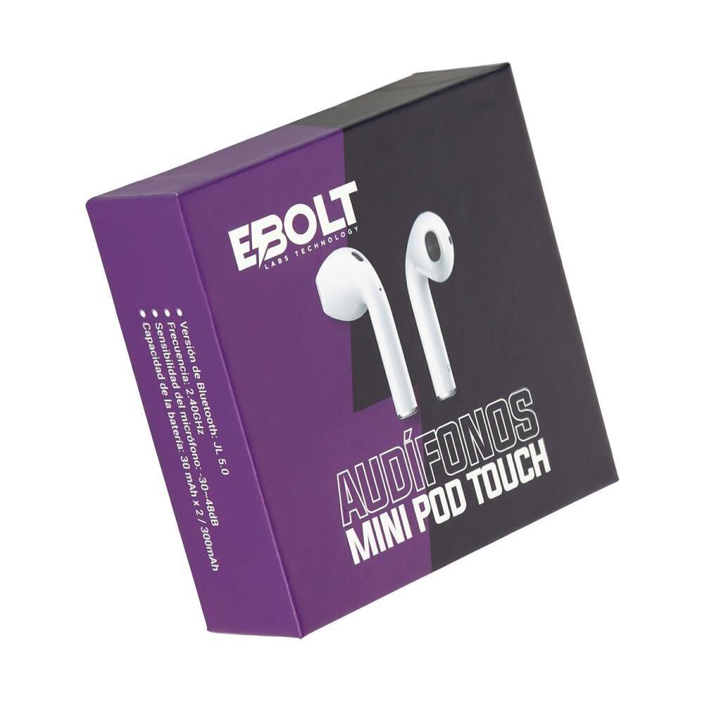Audífonos Bluetooth Ebolt Buds image number 1.0