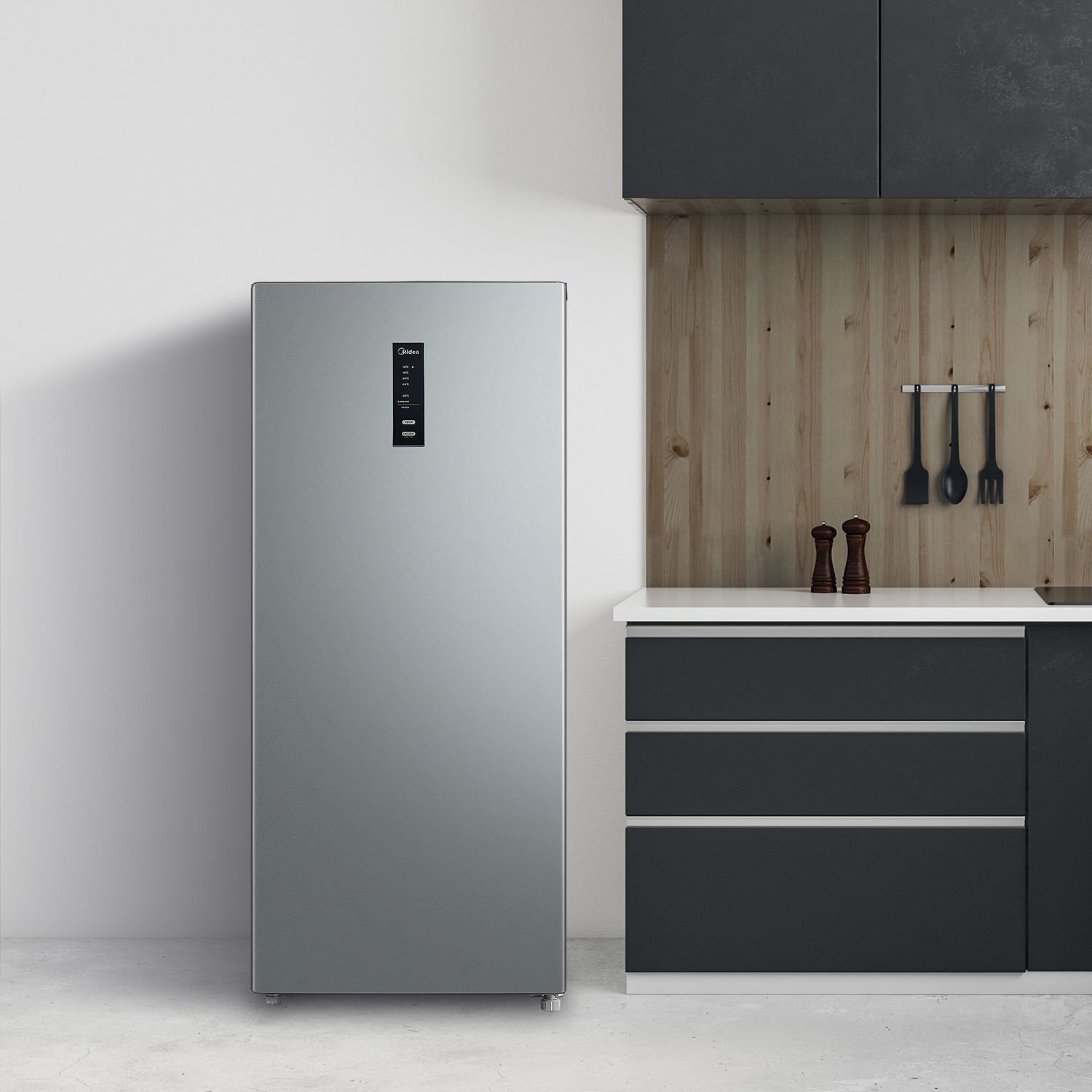 Freezer Vertical Midea MDRU255FEE50 / No Frost / 174 Litros / E image number 10.0