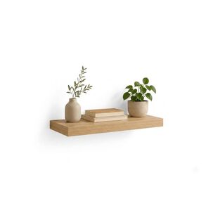 Repisa Flotante Madera Rustica Estante Organizador Pared 40cm