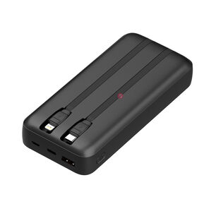 Power Bank 20000mah 22.5w + 2 Cables Incluidos Negro - Ps