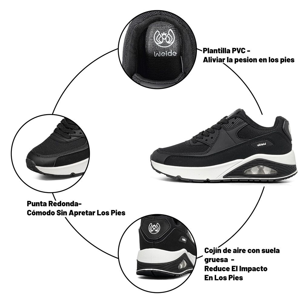 Zapatilla Urbana Casual Mujer Deportiva Clasico Weide Tfa302 image number 7.0