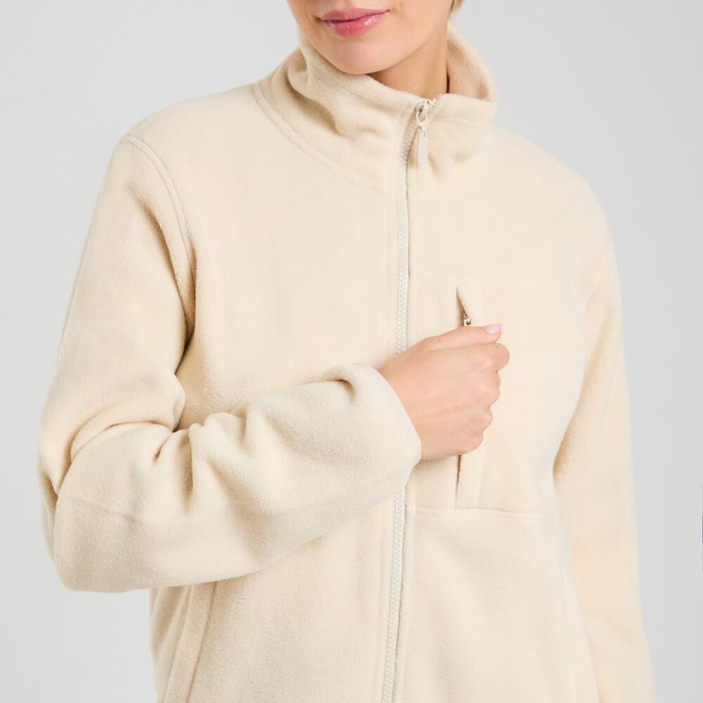 Polerón Deportivo Cuello Alto Mujer Wetland image number 4.0