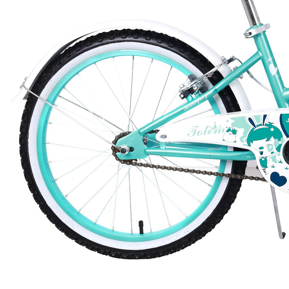 Bicicleta Totem Infantil Aro 20 Little Rouse Color Verde Cian image number 4.0