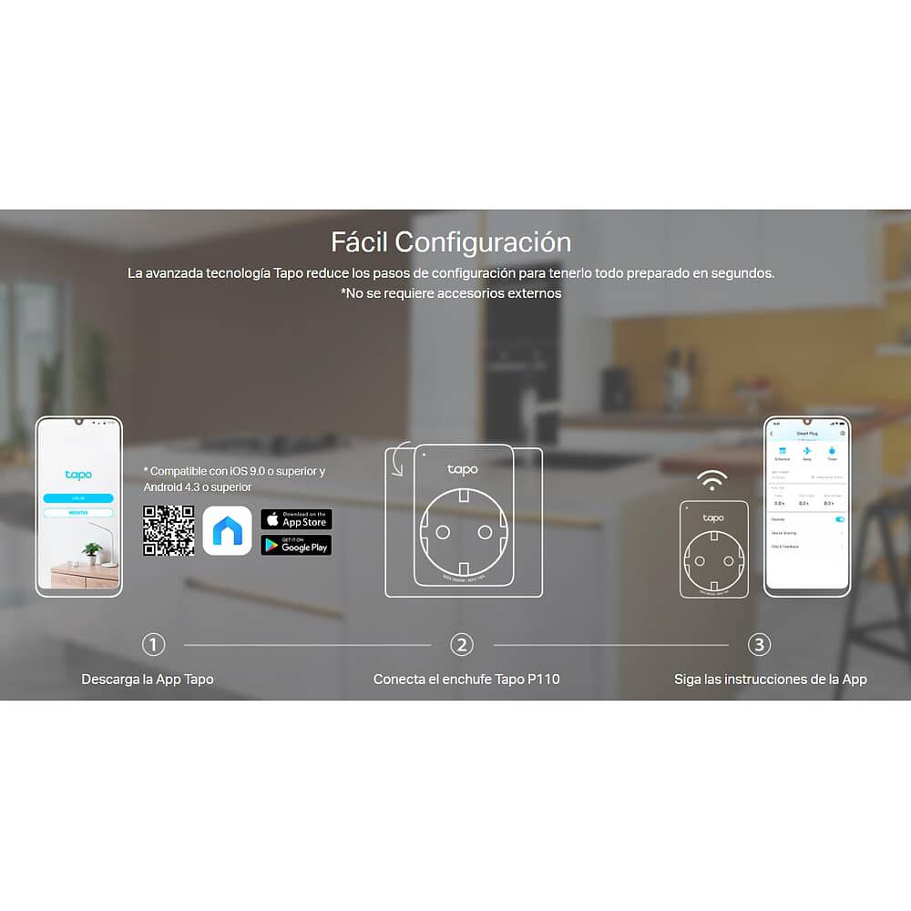 Enchufe Wifi Smart Home Tp-link Tapo P110 Alexa / Google image number 8.0