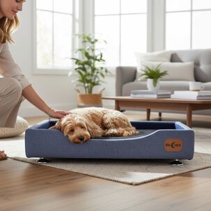 Cama De Mascotas - Talla S (55x40 Cm) / Pata Montessori 3 Cm (gris)