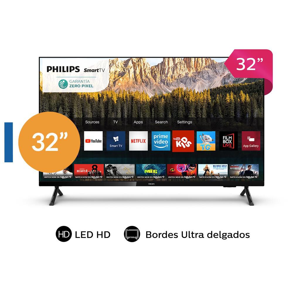 Led 32" Philips 32PHD6825 / HD / Smart TV image number 0.0