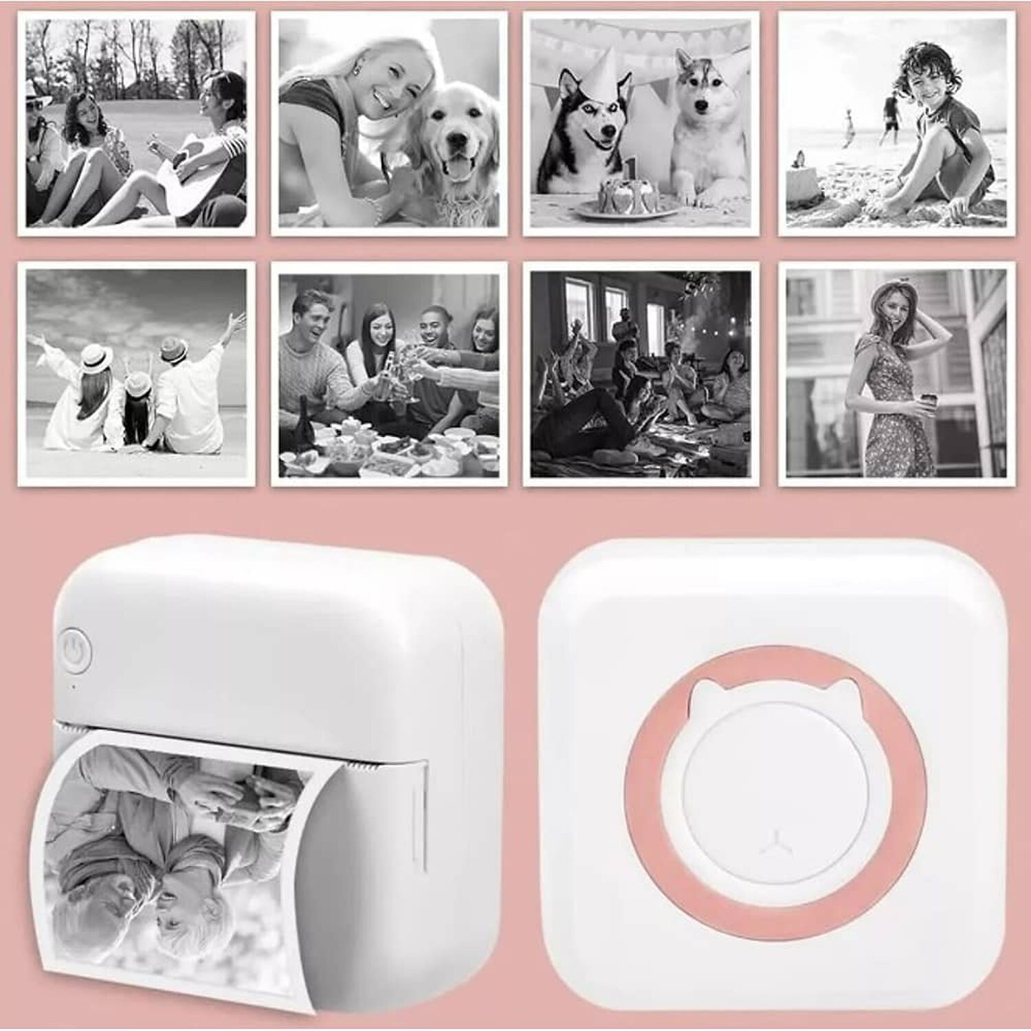 Mini Impresora T&eacute;rmica Port&aacute;til Bluetooth + 13 Roll Papel image number 1.0