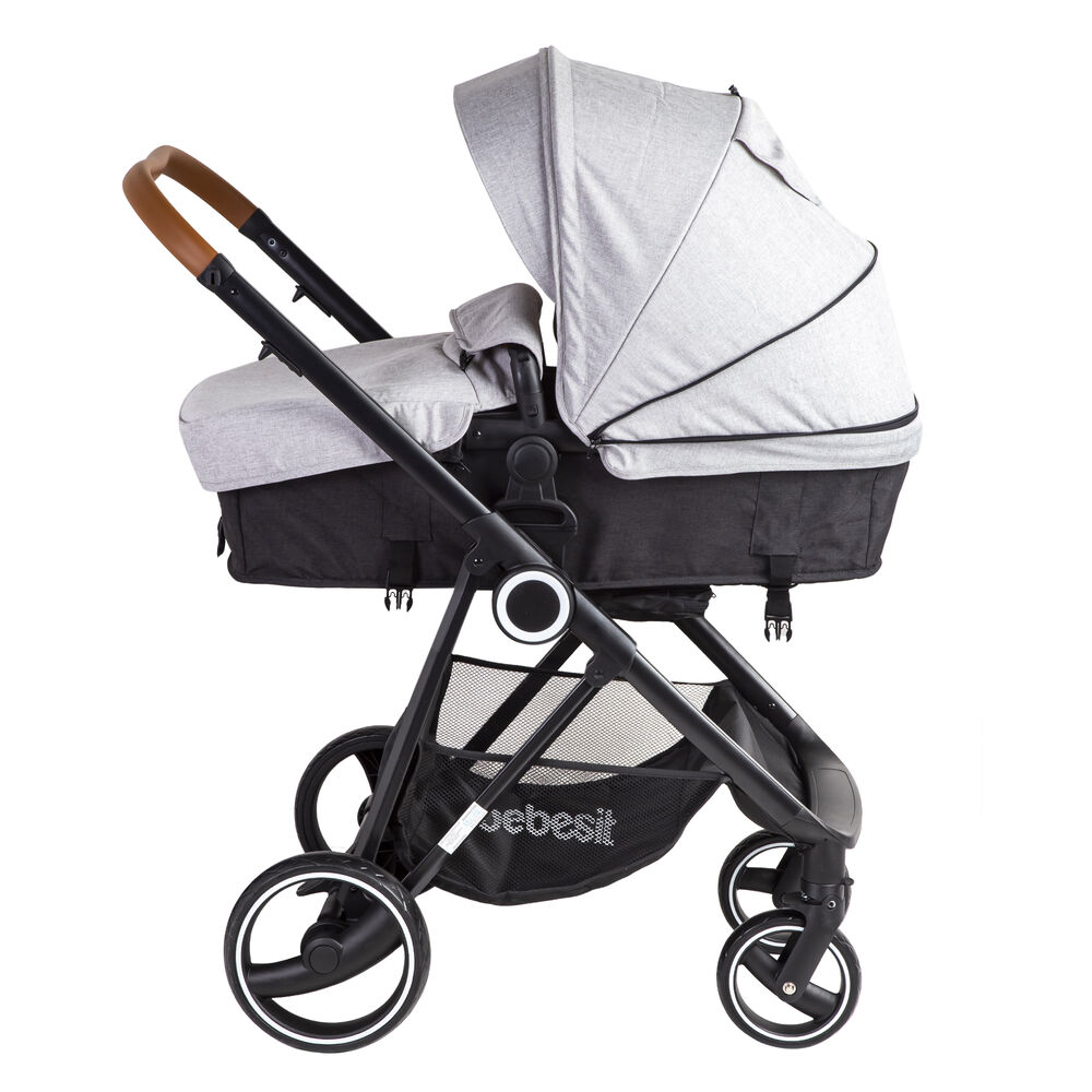 Coche Cuna Travel System Cosmos Gris image number 4.0