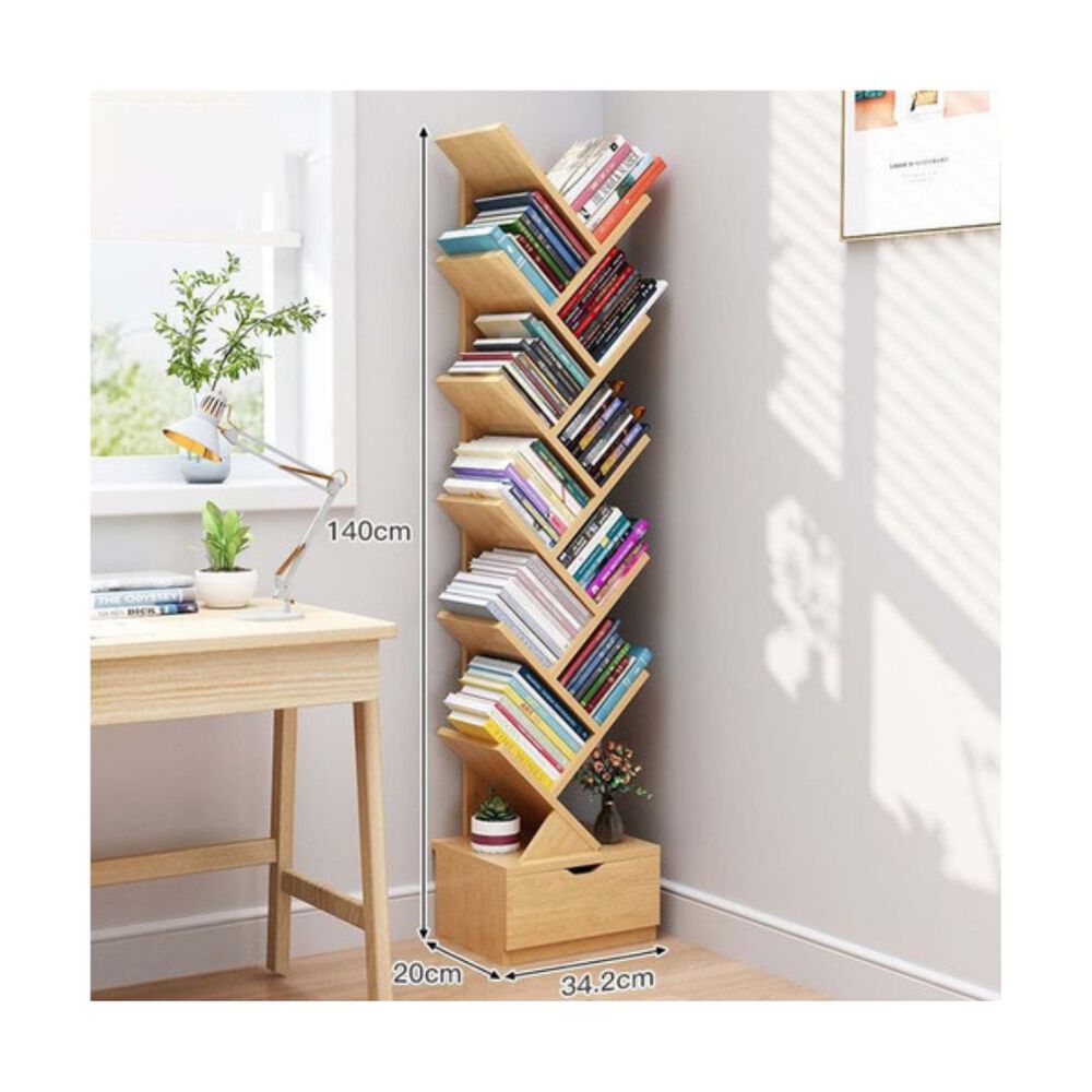 Estanteria Librero De Arbol 12 Niveles Moderno Con Cajón image number 1.0