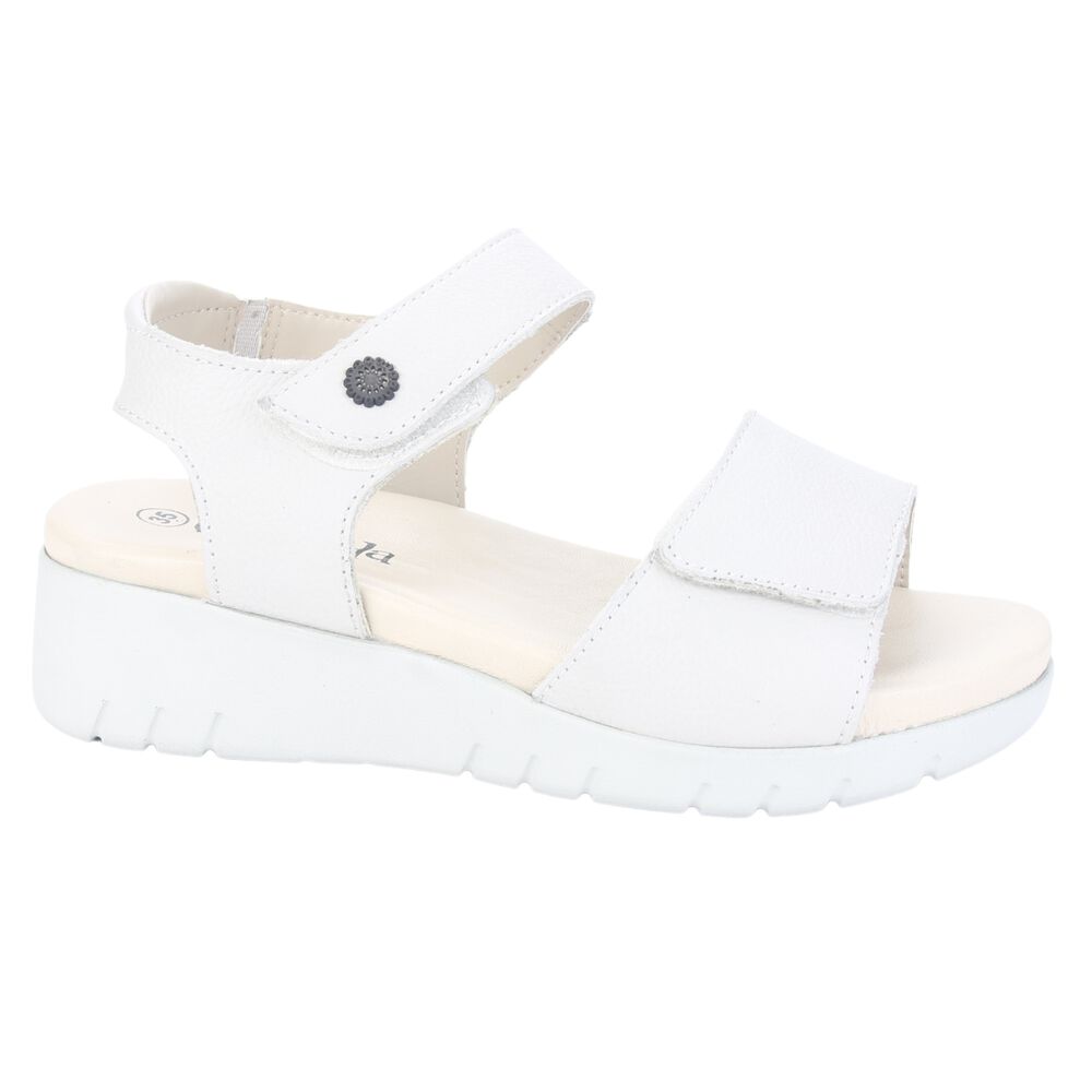 Sandalia De Cuero Chalada Mujer Raisa-2 Blanco Casual image number 0.0