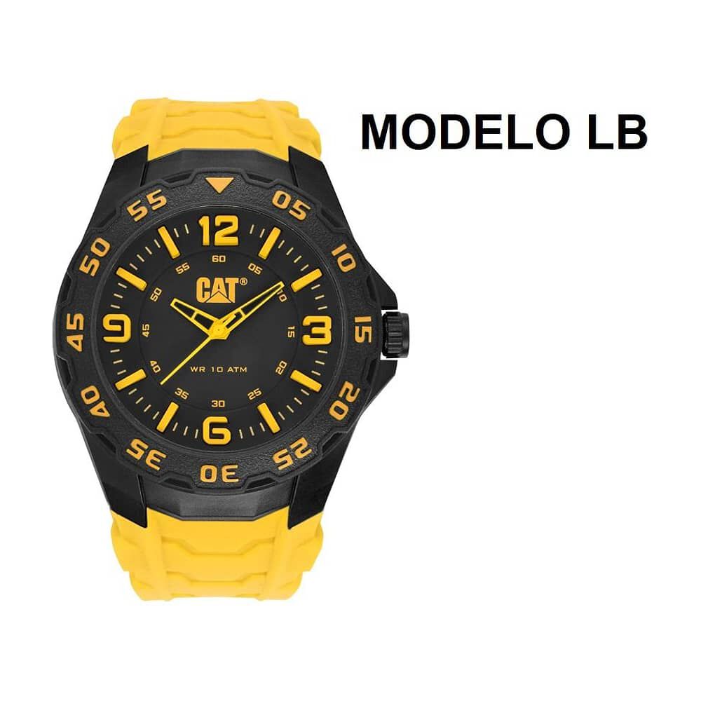Correa Pulsera Cat Hombre Lb-27 Amarillo image number 2.0