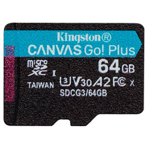 Tarjeta De Memoria Kingston 64gb Canvas Go! Plus Microsd