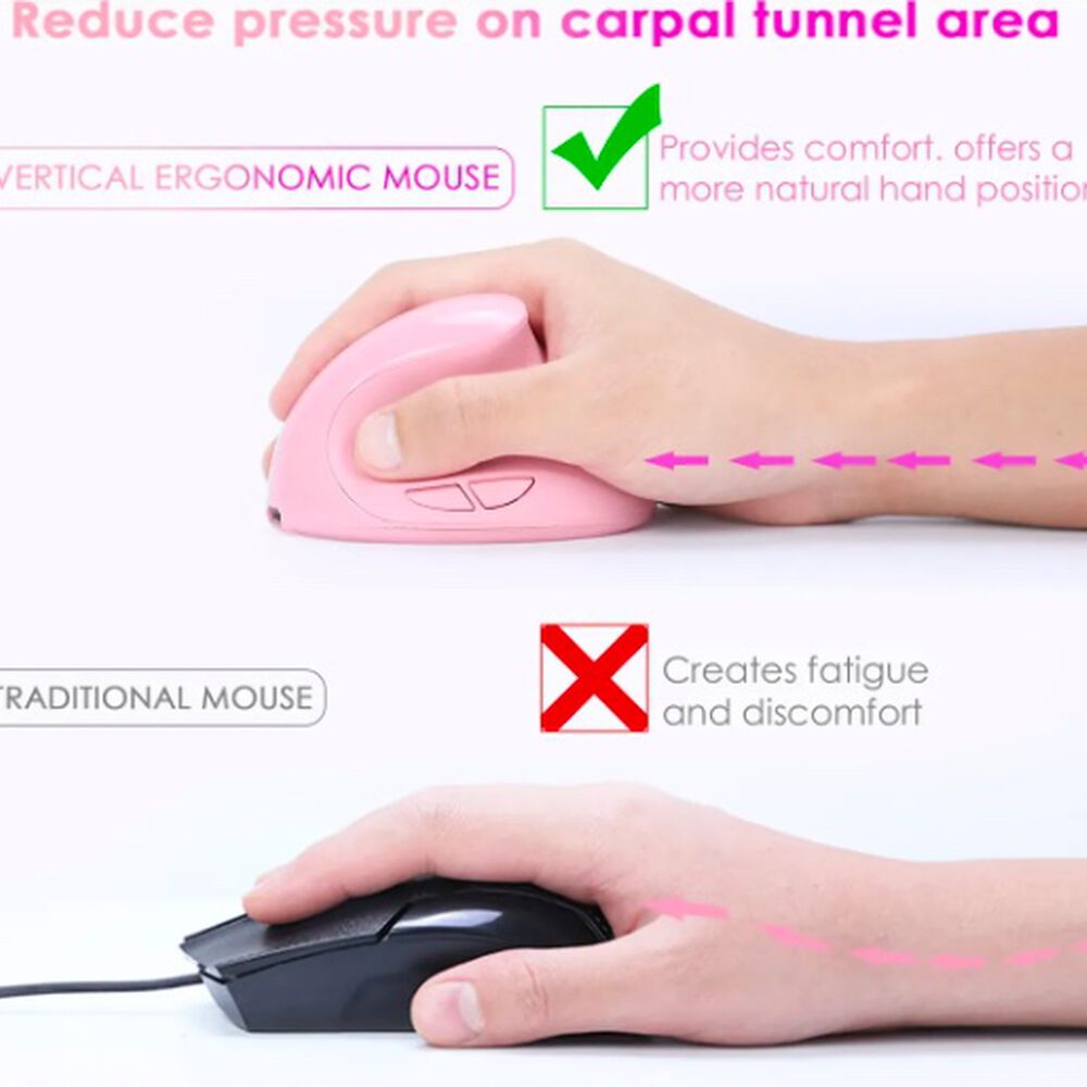 Mouse Vertical Recargable image number 2.0