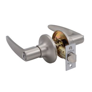 Cerradura Tubular Con Manilla Odis 203 Ba&ntilde;o - Plata