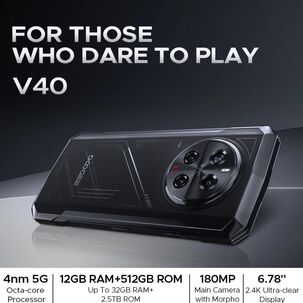 Doogee V40 - Smartphone Rugerizado 5g Con 108mp Y Batería De 8680mah