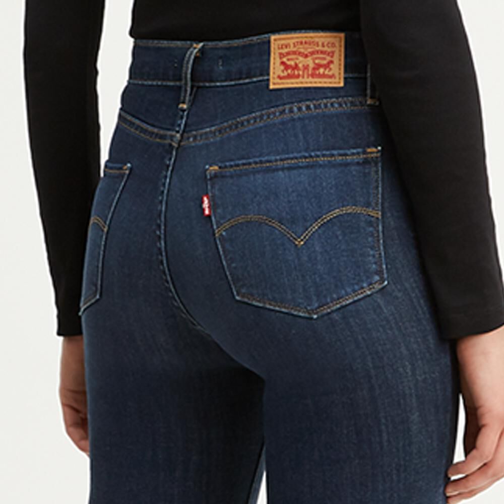 Jeans Mujer Straight Fit Tiro Alto Levi's 724 image number 3.0
