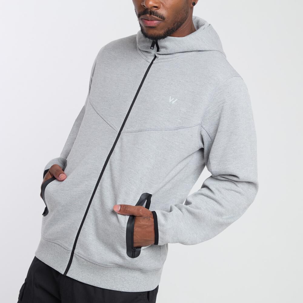 Polerón Deportivo Liso Regular Cuello Alto Hombre Wetland image number 4.0