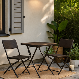 Juego De Balcon Casaideal / 2 Sillas