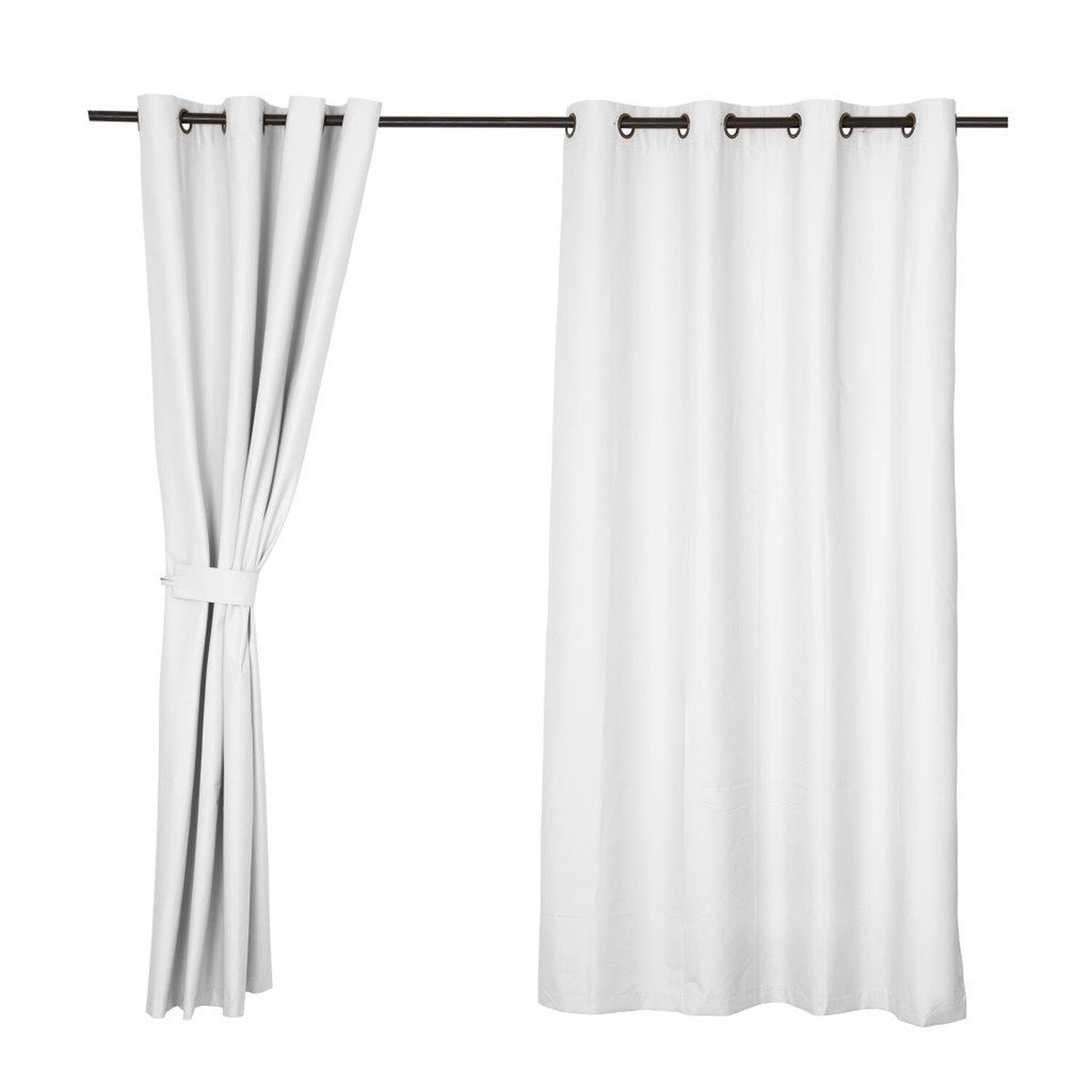 Set Cortina Blackout Arg. 140x220 Cms Selecta Blanco image number 0.0