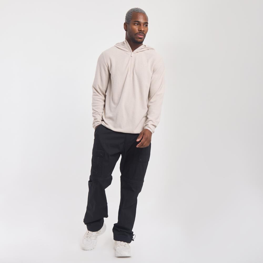 Polerón Deportivo Liso Cuello Alto Con Capucha Hombre Wetland image number 1.0