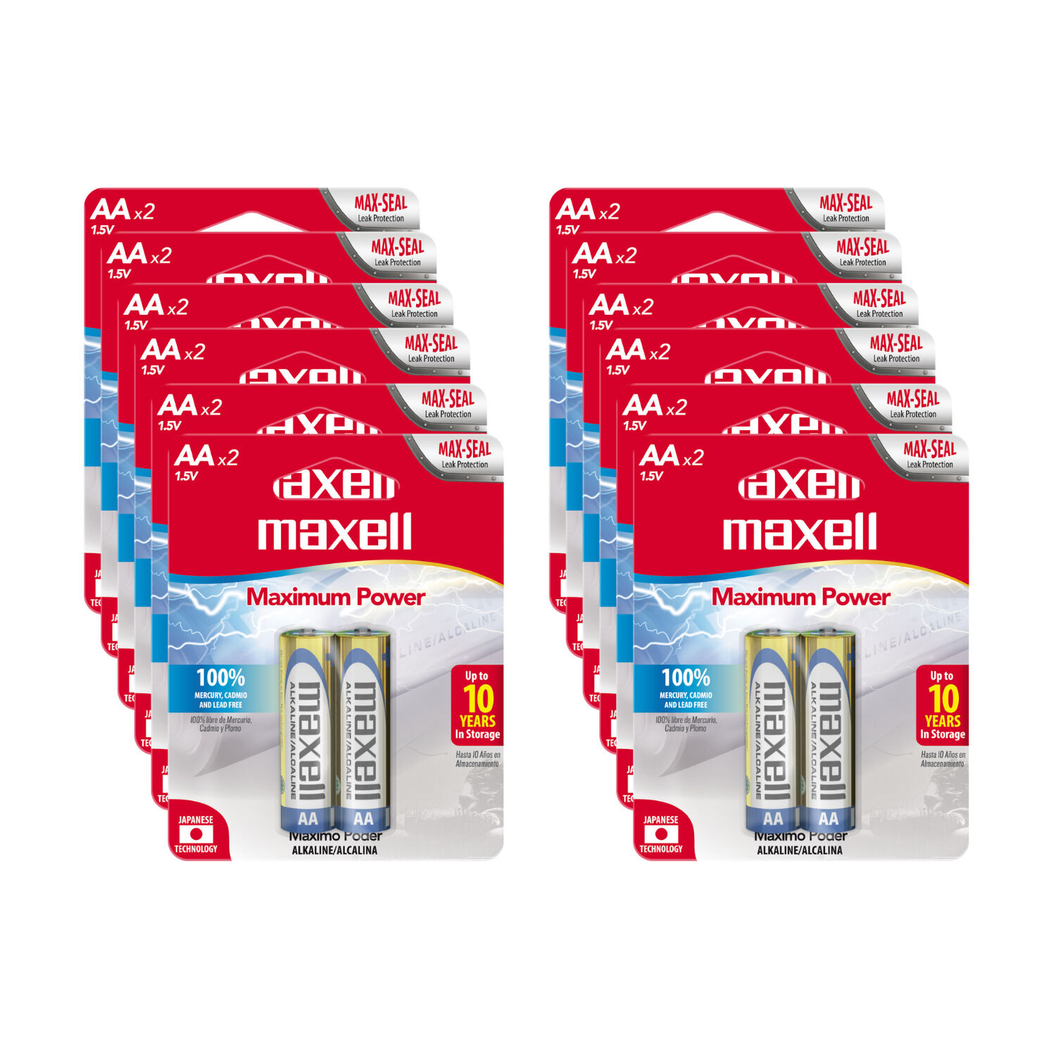 Pack 24 Pilas Alcalinas Aa Blister 2 Uds. image number 0.0