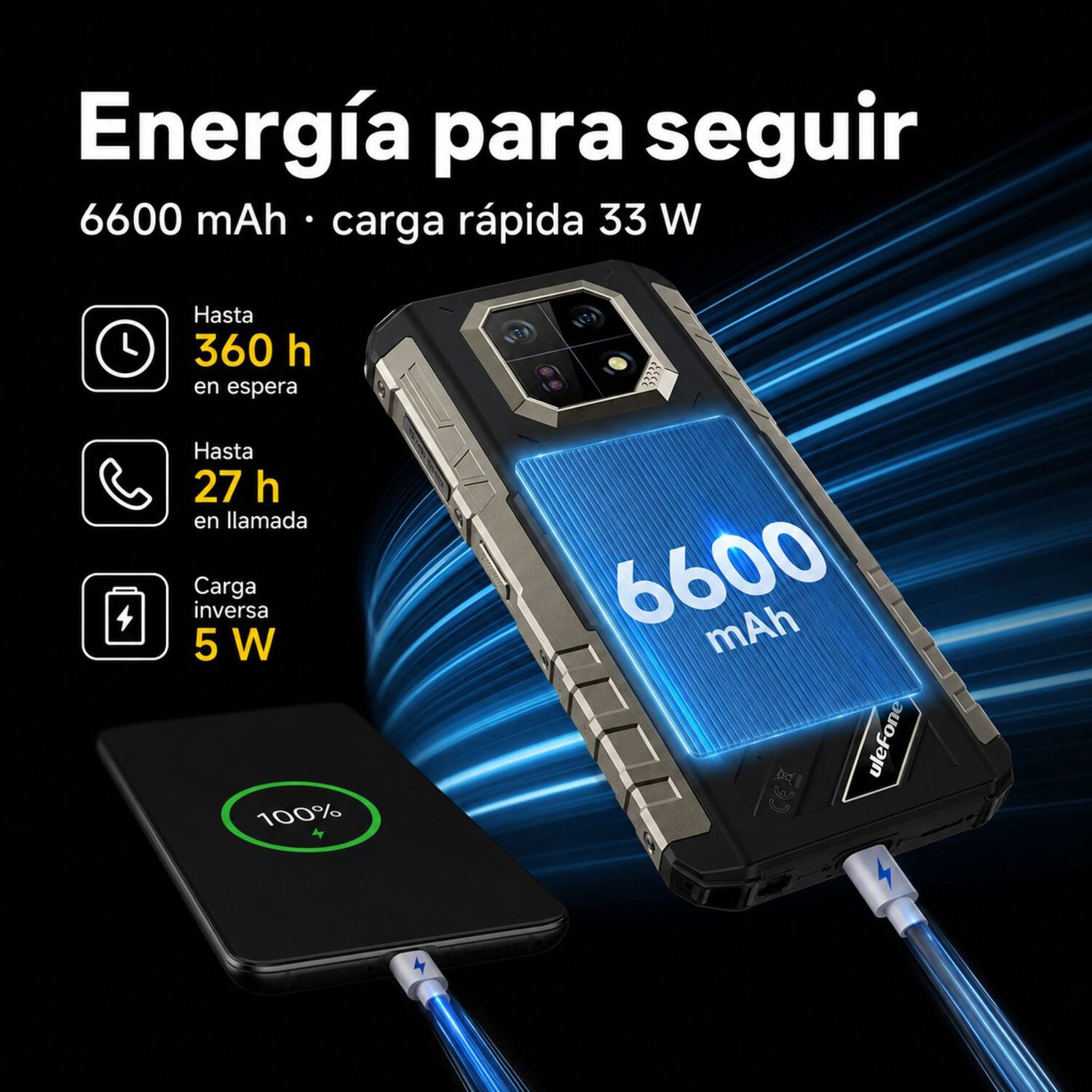 Ulefone Armor 22 Pro Esim Celular Rugged 8gb 128gb Delgado image number 7.0