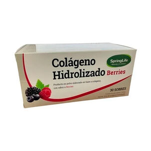 Colageno Hidrolizado Springlife Sabor Berries 30 Sobres