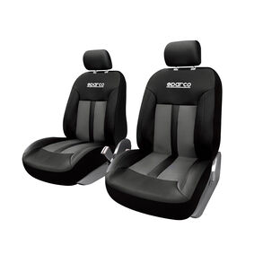 Fundas Cubreasiento Ecocuero Negro Universales - Sp