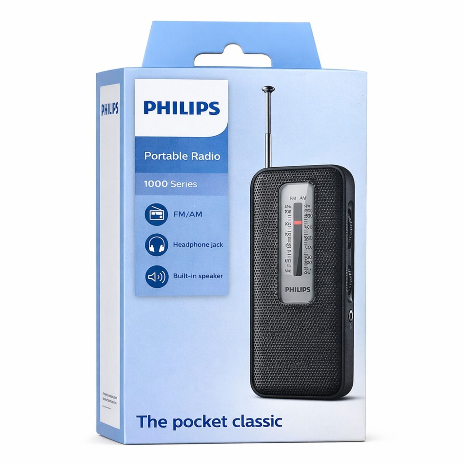 Radio Port&aacute;til Philips Tar1506 Am Fm Negro image number 1.0