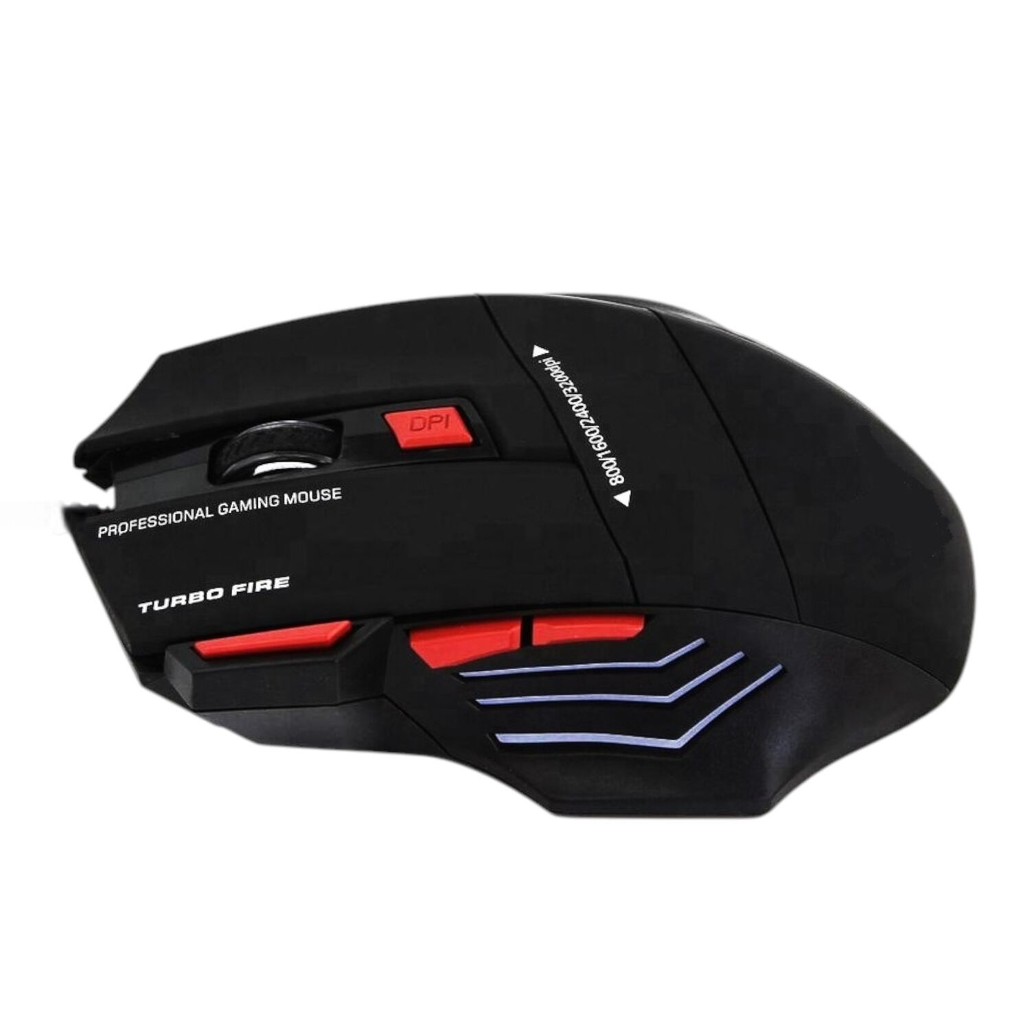 Mouse Gamer 7 Botones 3200 Dpi + Turbo Fire Reptilex Rx0006 image number 4.0
