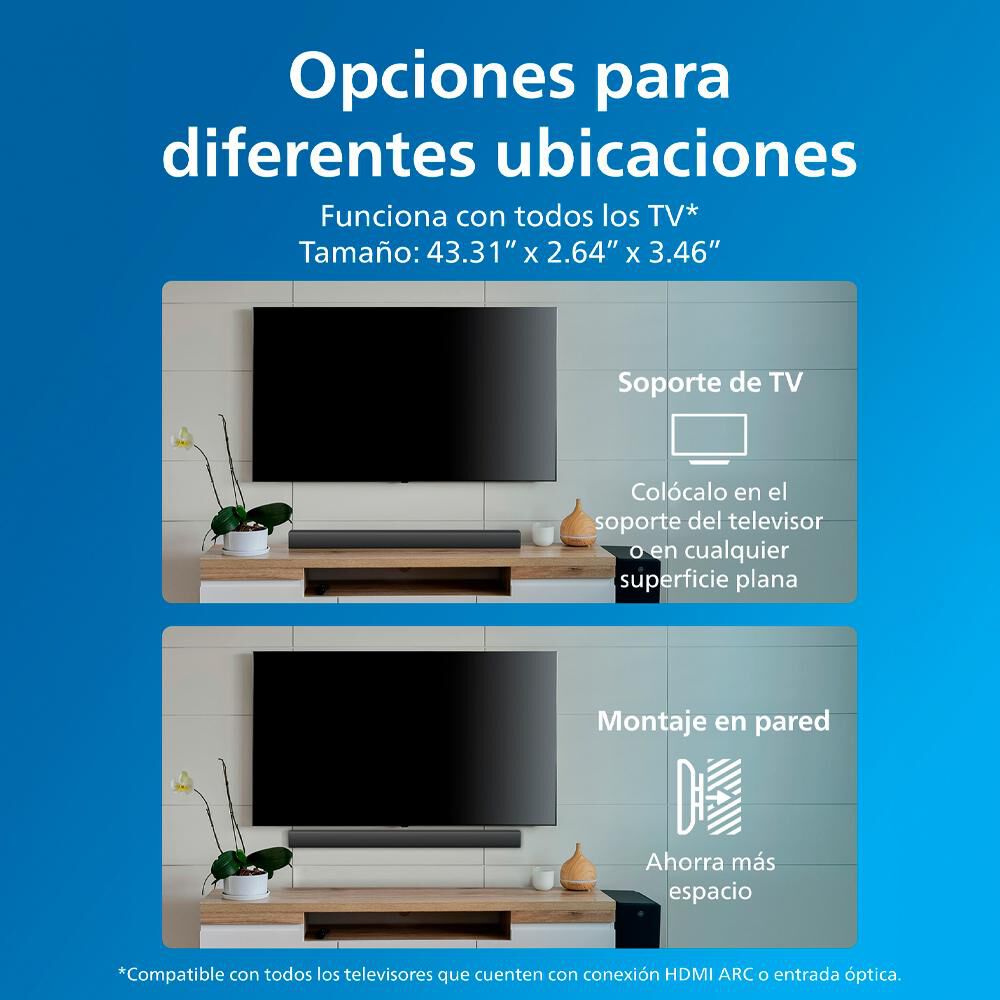 Soundbar Philips TAB4208 image number 5.0