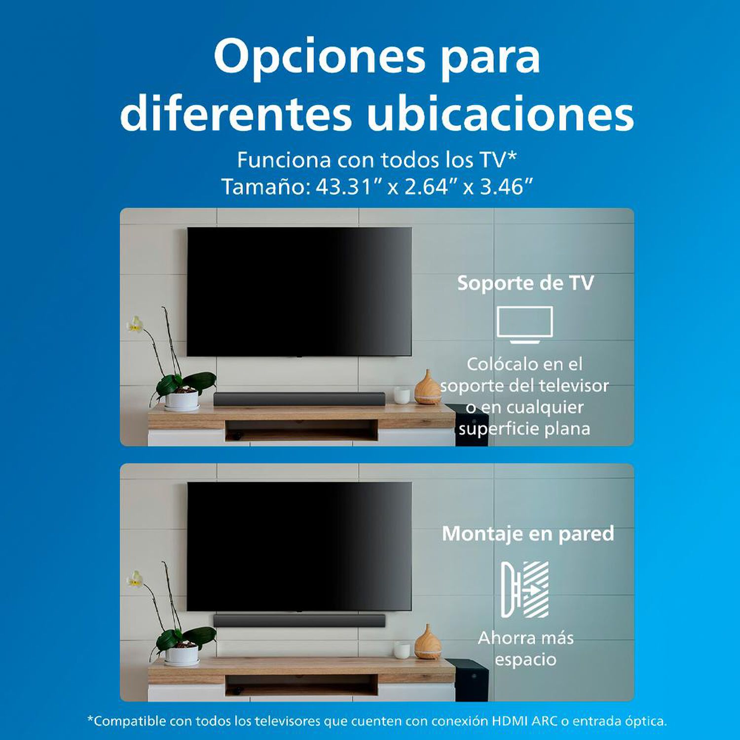 Soundbar Philips TAB4208 image number 5.0