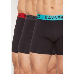 Pack 3 Boxer Largo De Algodón Kayser