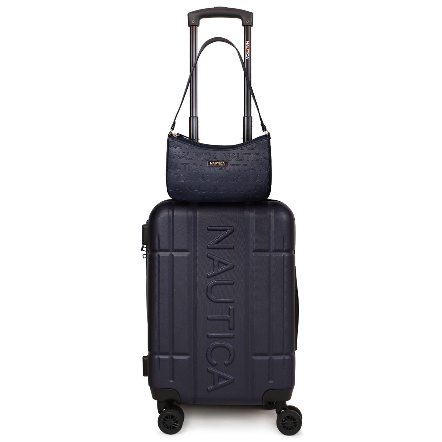 Pack Nautica Maleta Cabina Amsterdam 10kg + Cartera Delray Azul image number 0.0