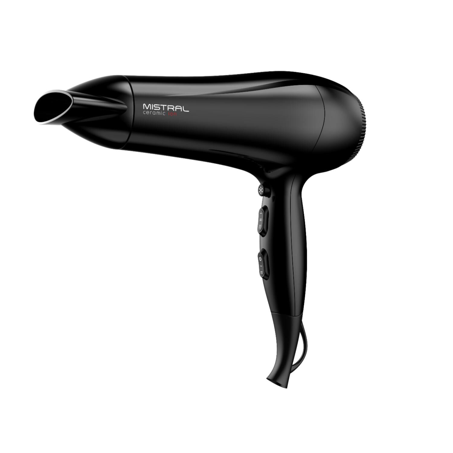 Secador De Pelo 3t 2v 2200w Negro Mistral Gama image number 0.0